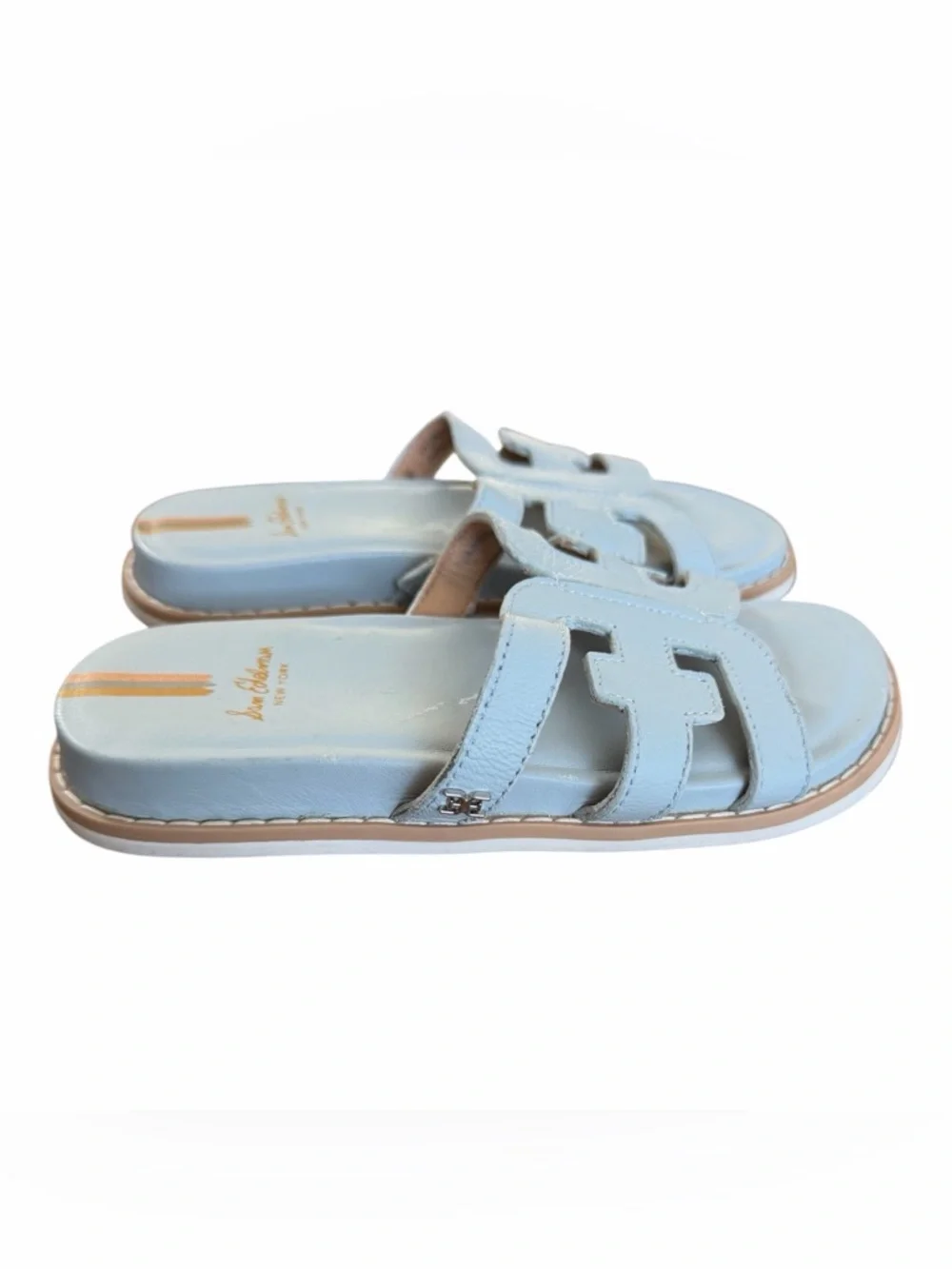 Sam Edelman Light Blue Girls Slide Sandals